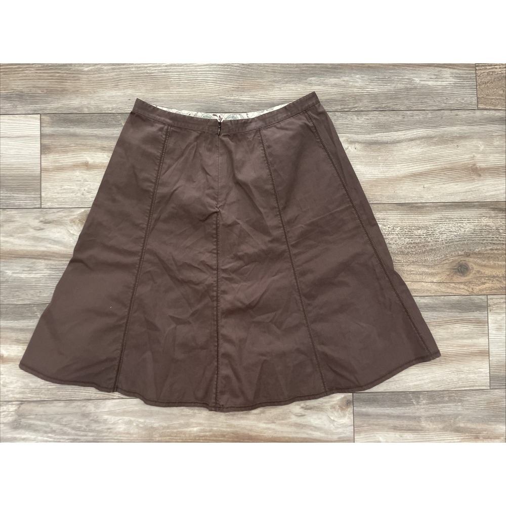 Horny Toad Womens Brown A-Line Skirt Size 8 Outdoor Hiking Travel Knee Length - Picture 2 of 6